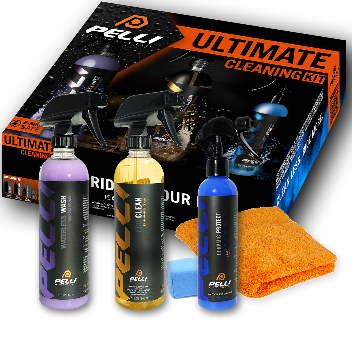 PELLI Ultimate Cleaning Kit Instructions Pelli Bike Care