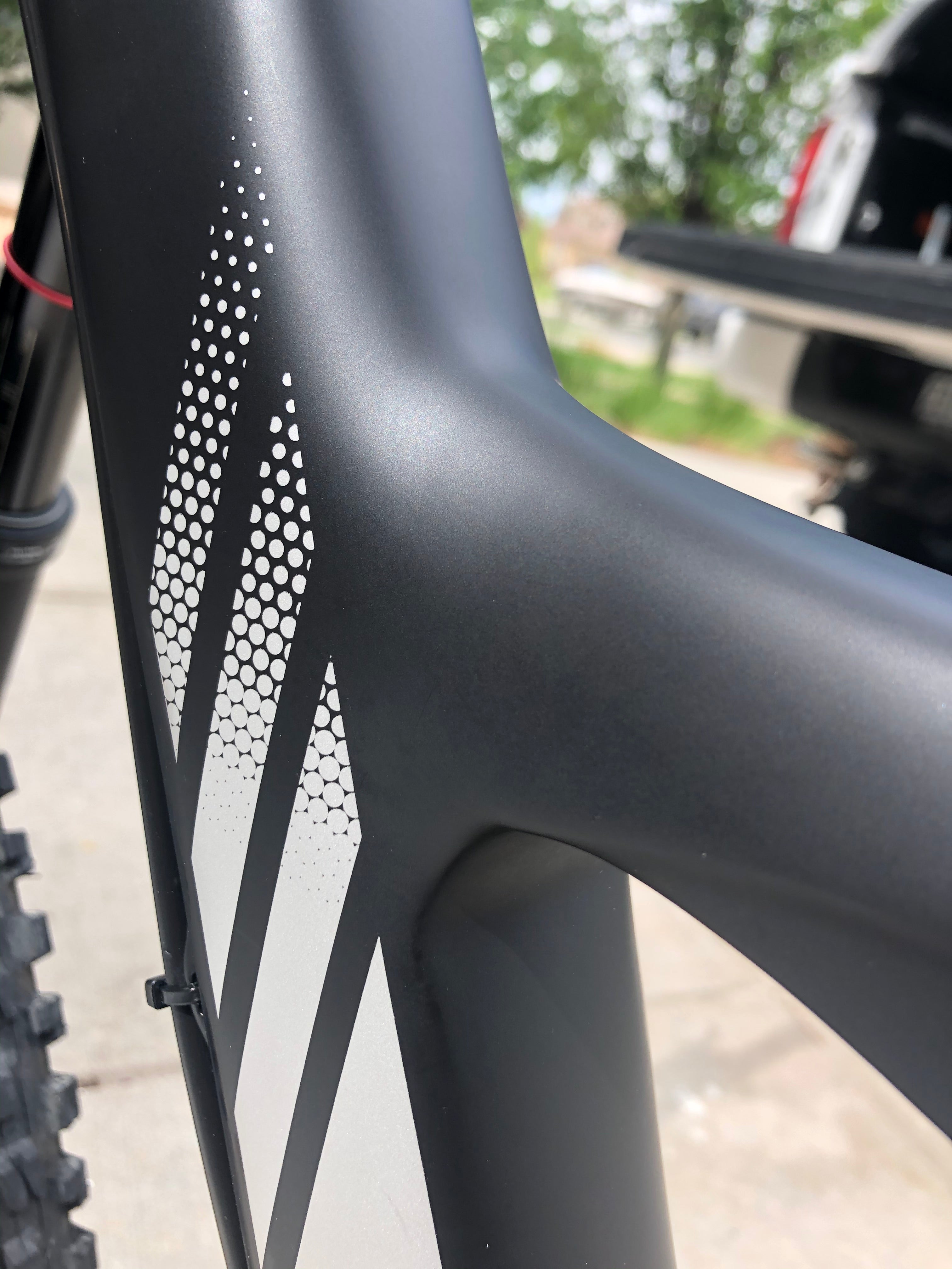 protecting carbon fiber bike frame